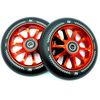 Rueda Racing Nokaic 110mm Para Patinete Freestyle, Goma Negra, Núcleo De Radios Rojo