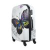 Maleta Mediana De Viaje 4 Ruedas Giratorias 360º 66x42x26cm Mariposa Equipaje Viajar