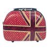 Maleta De Cabina Equipaje De Mano Trolley + Neceser Viaje Avión Rígida 4 Ruedas Giratorias Inglaterra Rojo