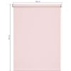 Estor Enrollable 100x195 Cm - Rosa