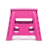 Pack De 2 Taburetes Plegables Multiusos - 29x22x32 - Escalera Antideslizante De Pvc - Altillo Para Cocina, Baño O Dormitorio - Fucsia