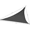 Toldo Vela Triangular 3,6x3,6 M - Negro