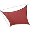 Toldo Vela Cuadrado 3,6x3,6 M - Granate