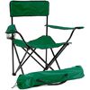 Silla De Camping Plegable Con Reposabrazos - Verde