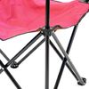 Silla De Camping Plegable Con Reposabrazos - Rojo