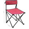 Silla De Camping Plegable - Rojo