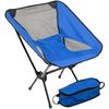 Silla De Camping Plegable - Azul