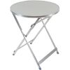 Mesa Redonda (ø60 Cm) Plegable - Gris