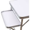 Conjunto De Mesa Plegable Para Camping - Blanco