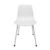 Silla De Diseño Moderno Fabricada En Polipropileno Para Comedor - 80 X 44,5 X 54 Cm - Blanco