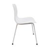 Silla De Diseño Moderno Fabricada En Polipropileno Para Comedor - 80 X 44,5 X 54 Cm - Blanco