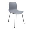 Silla De Diseño Moderno Fabricada En Polipropileno Para Comedor - 80 X 44,5 X 54 Cm - Gris