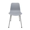 Silla De Diseño Moderno Fabricada En Polipropileno Para Comedor - 80 X 44,5 X 54 Cm - Gris