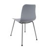 Silla De Diseño Moderno Fabricada En Polipropileno Para Comedor - 80 X 44,5 X 54 Cm - Gris