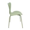 Silla En Polipropileno Y Metal - Asiento De Diseño Ideal Para Comedor Y Cocina - 51 X 80 X 51 Cm - Color Verde