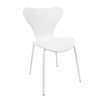 Silla En Polipropileno Y Metal - Asiento De Diseño Ideal Para Comedor Y Cocina - 51 X 80 X 51 Cm - Color Blanco