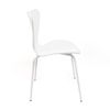 Silla En Polipropileno Y Metal - Asiento De Diseño Ideal Para Comedor Y Cocina - 51 X 80 X 51 Cm - Color Blanco