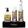 Ambientador De Hogar - Pack Roma - Glamour Parfum - Pack Ambientador Textil + Recambio 300 Ml + Jabón De Manos 500 Ml - Ambientador Hogar Roma - Aroma Floral Y Manzana Verde - Para Pulverizar En La Cama O En Cortinas