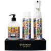 Ambientador De Hogar - Pack Barcelona - Glamour Parfum - Pack Ambientador Textil + Recambio 300 Ml + Jabón De Manos 500 Ml - Ambientador Hogar Barcelona - Aroma Cítrico Y Jazmín - Para Pulverizar En La Cama O En Cortinas