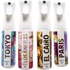 Ambientador De Hogar - Pack De 4 Ambientadores De Hogar - Glamour Parfum - Fragancia Tokio, Los Ángeles, El Cairo Y París - Pack Great Continents - Ambientadores Textiles En Spray - Reutilizable - 4 X 300 Ml