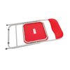 Pack De 4 Sillas Plegables De Metal Y Pvc Con Asiento Acolchado - Rojo