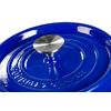 Cocotte Olla De Hierro Fundido Azul 24 Cm Redonda Goumet Tools De Xsquo