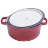 Olla De Hierro Fundido Cocotte Gourmet Tools Redonda De 22 Cm Roja