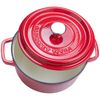 Olla De Hierro Fundido Cocotte Gourmet Tools Redonda De 22 Cm Roja