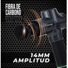 Pistola De Masaje Muscular Proelite Fibra De Carbono Wueps. 8 Cabezales Y Maletín