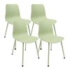 Pack De 4 Sillas De Diseño Moderno Fabricadas En Polipropileno Para Comedor - 80 X 44,5 X 54 Cm - Verde