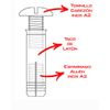 Tacos De Piscina De Latón, Tornillo Inox A2. Sistema De Anclaje Para Lona Piscina Escamoteable Con Rosca Completa.