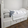 Barrera De Cama Universal De 150 Cm Extra Alta, Abatible Y Lavable Segurbaby