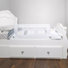 Barrera De Cama Universal De 90 Cm Extra Alta, Abatible Y Lavable Segurbaby