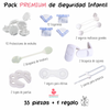 Set Premium De Seguridad Infantil Segurbaby 33 Piezas Y Un Regalo