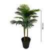 Planta Artificial Palmera Doble Tronco 110cm