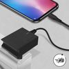 Cargador Doble Usb 3a Smart Ic + Cable Usb-c Swissten Slim - Negro