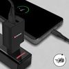 Cargador Doble Usb 2.1a Smart Ic + Cable Usb-c Swissten Slim - Negro