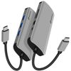 Hub 8 En 1 Usb-c 3xusb 1xusb-c 1xhdmi 1xethernet 1 Sd Micro-sd Swissten - Gris