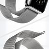 Correa Apple Watch 42 / 44 / 45 Mm Metal Magnético Swissten Plateado