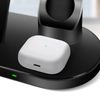 Cargador 15w Smartphone, Airpods Y Soporte De Carga Apple Watch Swissten Negro