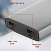 Powerbank 20w Usb-c Power Delivery Y Usb Quick Charge 10000mah Swissten Gris