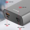 Powerbank 20w Usb-c Power Delivery Y Usb Quick Charge 20000mah Swissten Gris