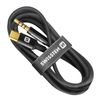 Cable Jack 3,5 Mm A Usb-c, Adaptador De Audio Swissten Negro 1,5 M