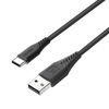 Cable De Silicona Usb C 1,5m Carga Rápida 60w Enchufe Usb Swissten Negro