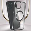 Funda Magsafe Transparente Contorno Negro Para Iphone 15 Swissten Metallic