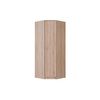 Armario Olessia  80x80x205 Cm Color Color Natural Claro Venta-unica