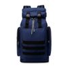 Mochila De Senderismo Para Viajes Montañismo Escalada Camping Trekking 60+10l Litros Macuto Impermeable Plegable Azul.