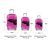 Set De 3 Maletas Equipaje De Mano, Facturar Cabina Para Viajar Con Ruedas Giratorias 360º Mariposa Fucsia