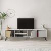 Mueble Tv Fiona | Venprodin | 180 Cm | Blanco - Roble