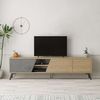 Mueble Tv Fiona | Venprodin | 180 Cm | Roble - Gris